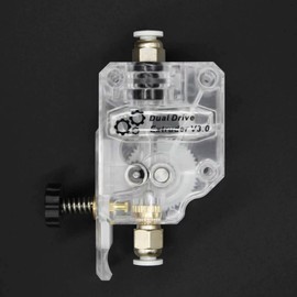 IMETRX Dual Gear Drive Extruder V3.0 Upgraded for Creality Ender 3/5 Pro/CR10, Anycubic Mega S, Tevo Tornado Wanhao D9, Anet A8 E10 and Prusa I3 DIY Printer Kits