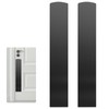 Sanbege 2 Pcs Door Scratch Protection Plate 4" x 22",