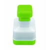 Ibili Clasica Hamburger Maker Set Square, White/Green, 8.5 x 8.5