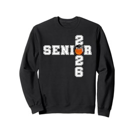 Basketball Senior 2026 Graduation Senior Basketball Player Sweatshirt