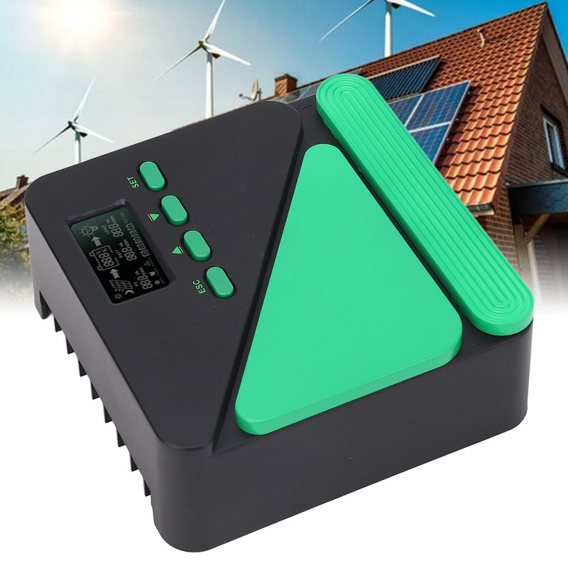 MPPT Solar Charge Controller 12V 24V Intelligent Regulator LCD Display