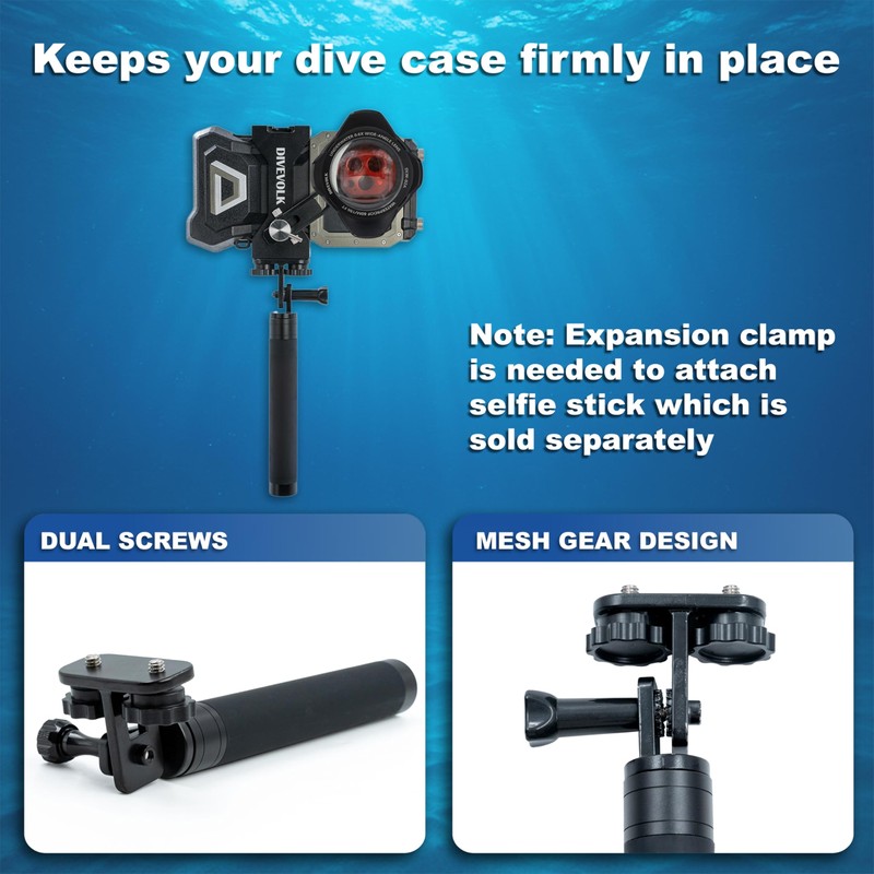 DIVEVOLK Underwater Selfie Stick 2024 Version for SEATOUCH 4 MAX