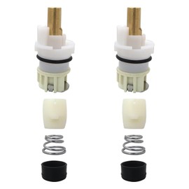 RP25513 2pcs New Faucet Stem Assembly with RP4993 Rubber Seat and Spring for Delta Two Handle Faucet Repair Kit Double-Handle Universal Faucet Cartridges for Smooth Wroking and Easy Installation