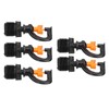 5PCS G1/2 Male Thread Rotating Sprinkler Head Misting Nozzle for