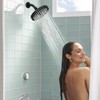 CENOSA Shower Head High Pressure Rain 6 Inch Round Black