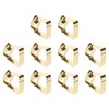10Pcs Tablecloth Clips Stainless Steel Leaf Style Anti Slip Multi