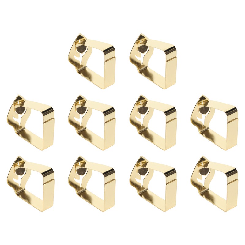 10Pcs Tablecloth Clips Stainless Steel Leaf Style Anti Slip Multi