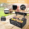 Kuabiz Snack Organizer for Countertop Wooden Snack Bar Container 4