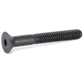Socket Flat Countersunk Head Cap Screw, 5/8-11 x 3 1/2" Alloy Steel, Black Oxide, Hex Socket (Quantity: 25) Coarse Thread, 5/8 inch Allen Bolt, Length: 3 1/2 inch, Partial Thread