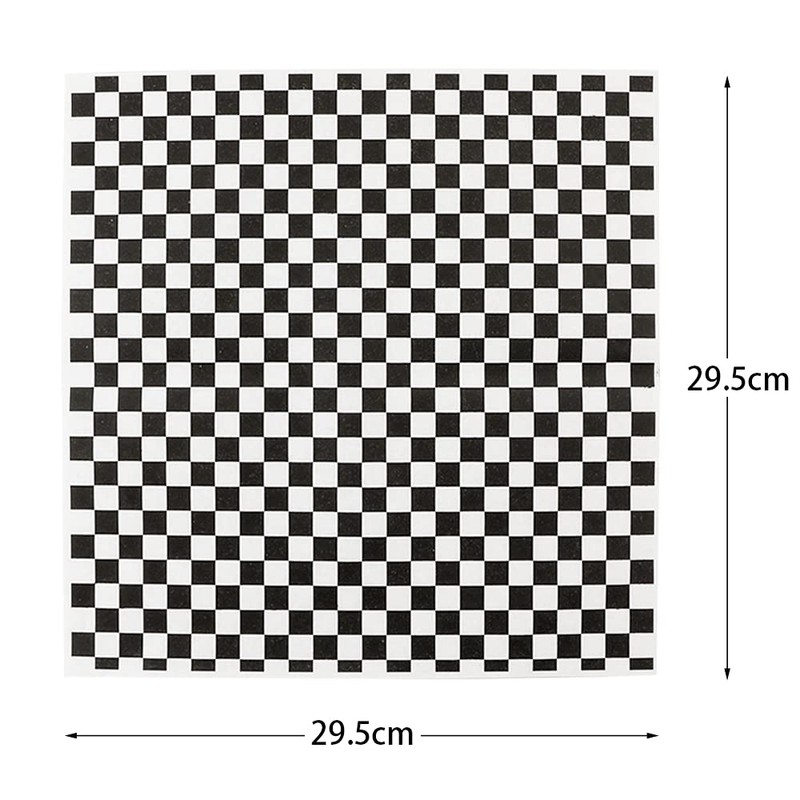 Hslife 100 Sheets Checkered Dry Waxed Deli Paper Sheets, Paper