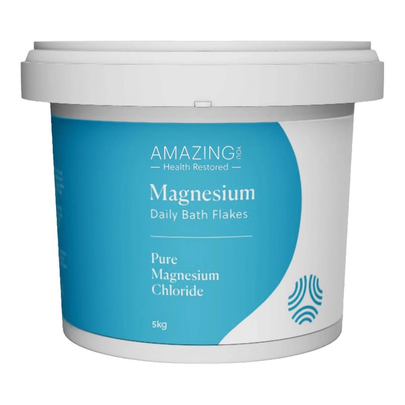Amazing You Magnesium Daily Bath Flakes - Pure Magnesium Chloride,