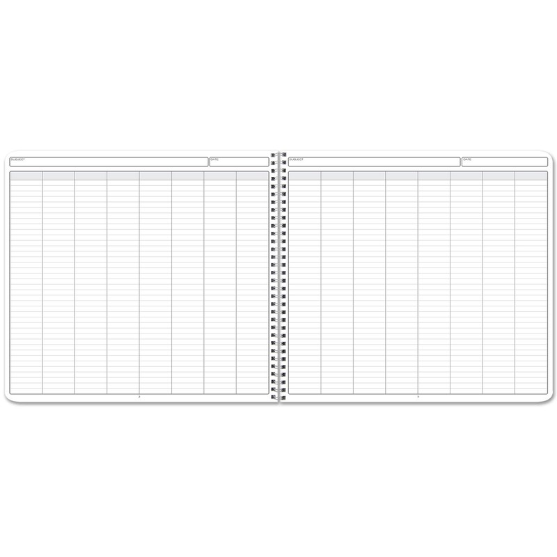 BookFactory 8 or 16 Column Log Book/Eight Columns Logbook/Notebook (Columnar