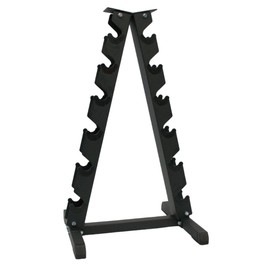 Gronk Fitness A-Frame Dumbbell Rack | 6-Tier Vertical Weight Rack for Home or Garage Gym | Space-Saving Steel Stand Holds Up to 12 Dumbbells (Rack Only)