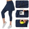 Xioker Women Skirts with Leggings,Athletic Skorts Leggings with Pockets Tennis
