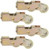 4Pcs Sliding Door Rollers 1-1/4inch Sturdy Sliding Patio Door Tandem