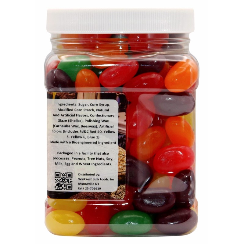 WinCrest Jumbo Jelly Beans || Gummy Candy - 2 Lb