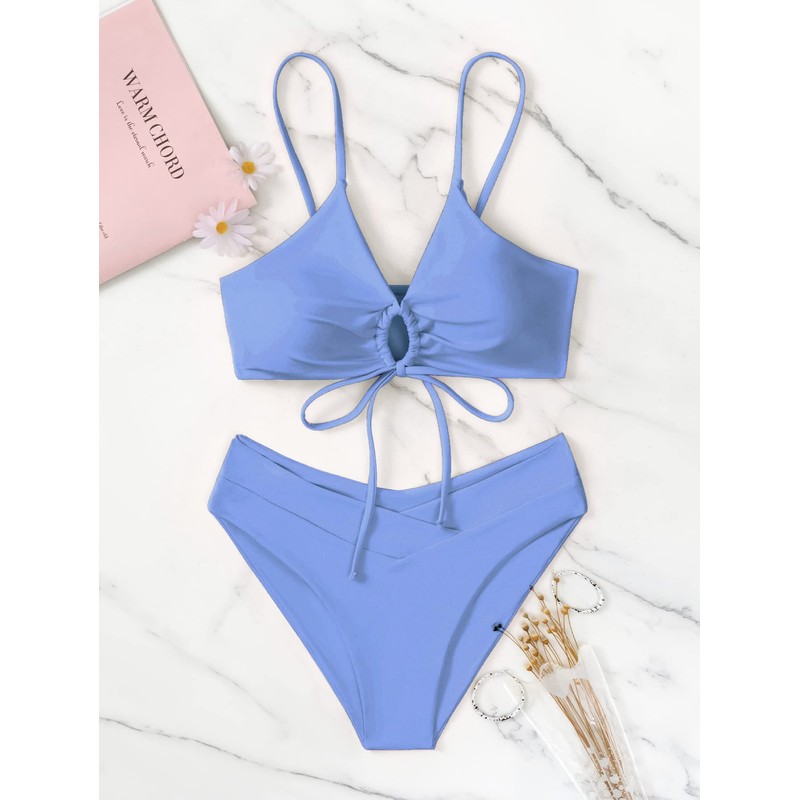 SherryDC - Traje de baño de 2 piezas para mujer,