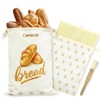 Reusable Beeswax Bags for Homemade Sourdough Bread, Detachable Easy-Clean Design