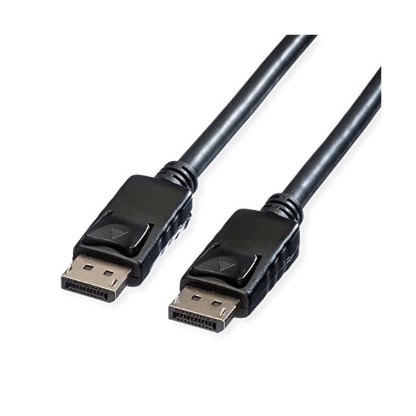 ROLINE DisplayPort cable v.1.2 DP Plug-Plug | Connection of monitor or graphics card Black 5 m