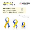AWARENESS RIBBON Pin Badge SDGs Awareness Ribbon Large Badge, Zinc