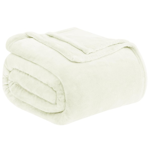 MUXHOMO Fleece Throw Blanket for Couch, Cozy Lightweight Flannel Blanket,