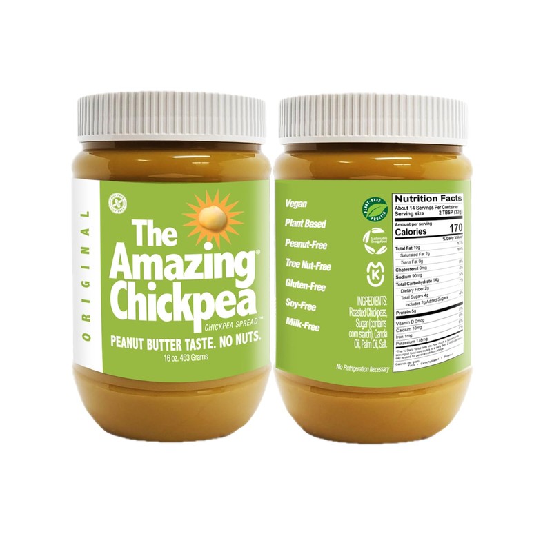 Original Chickpea Butter Spread (16 Oz) - 2PK