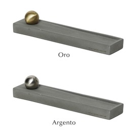 HUNT9 Domenico Argento Incense Holder Concrete Incense Holder Free Angle #58329