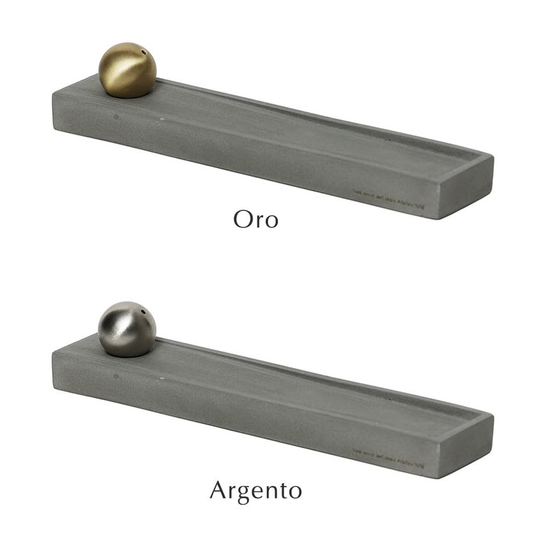 HUNT9 Domenico Argento Incense Holder Concrete Incense Holder Free Angle