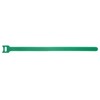 Secure 12 Inch Green Hook and Loop Tie Wrap -