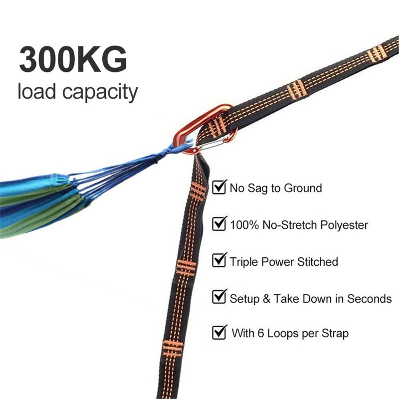 Hammock Straps 2 Pack Outdoor Camping Hammock Tree Accessories Yoga