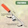 Stainless Steel Weed Cutter, Dandelion Remover with Handle, Weeder with