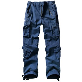 TRGPSG Women's Casual Combat Cargo Pants, Cotton Outdoor Camouflage Military Multi Pockets Work Pants 16