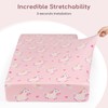 Yukkidds Next to Me Crib Sheets Fitted 83x50cm Baby Bedside