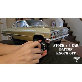 RC Lowrider Custom "T-Wrench" and 4 Tips Black Knockoff Tool - 3D Printed-w/LOGO