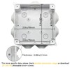 LeMotech ABS Plastic Dustproof Waterproof IP65 Junction Box Universal Electrical