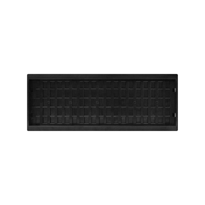 Inte-Grates Flush Floor Vent 4x12 Inch Drop-in Floor Register, Sliding