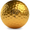 Vice Pro Plus Golf Balls (Gold)