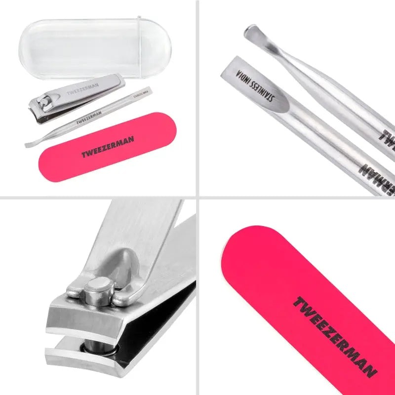 Tweezerman Mini Neon Nail Rescue Kit (No Nipper)
