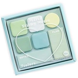 1Pc Mint Green Small Sticky Notes,4 Styles Set, Cute School Supplies,Clean Removal,Self-Stick Note Notebooks and Writing Pads for Office School Personal Note Pads Convenient to Carry(ZS564)