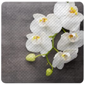 Sanilo Shower Mat 21 x 21 Inch, Non-Slip Bath Mat for Showers and Bathtubs, Machine-Washable, Non-Slip Mat (Pretty)