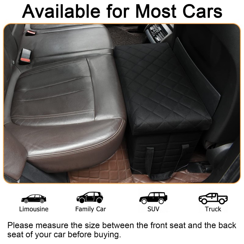Car Back Seat Extender for Large Dogs up to 200lbs