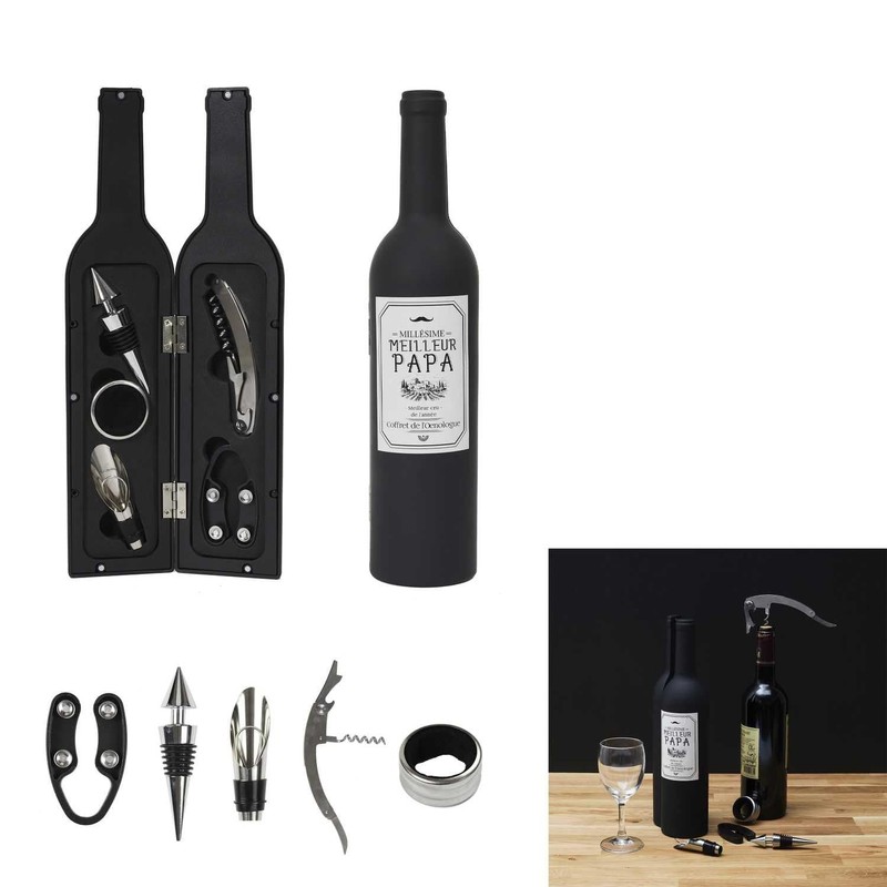 THE CONCEPT FACTORY, KV7392, Wine Box 5 Essential Accessories for