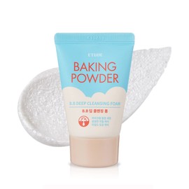 Etude House Baking Soda BB Deep Cleansing Foam 1 fl.oz (30 ml) Small Travel Size Perfect Cleansing Wash Removes Pore Waste and Dead Skin Cells
