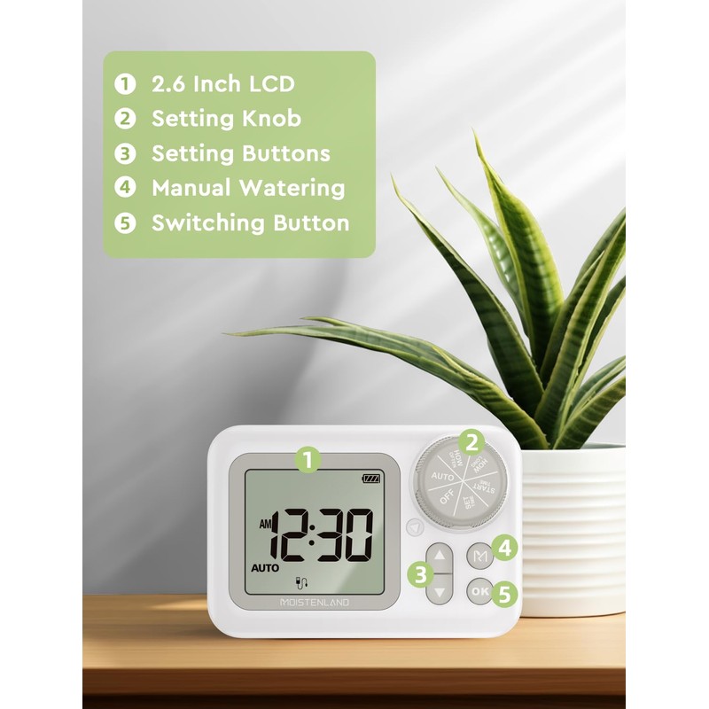 [2025 Upgraded] Automatic Watering System, 15 Potted Indoor Houseplants Support