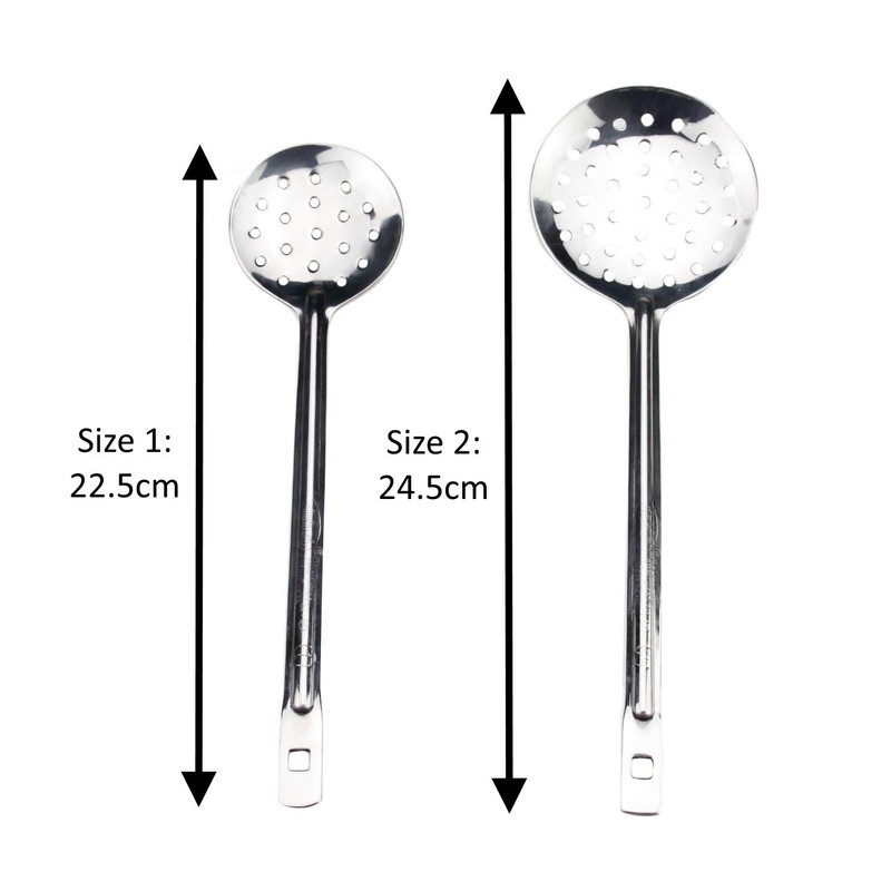 Stainless Steel Slotted Spoon Perforated Skimmer Serving Spoon Stainless Steel