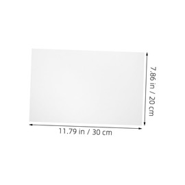 KICHOUSE Plastic Invisible Board 2pcs Illusion Sheet for Magician's Stage Performances