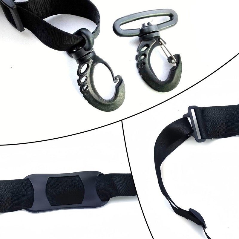 NIDHFG 1 Piece Black Scooter Shoulder Strap, Adjustable Size, Creative