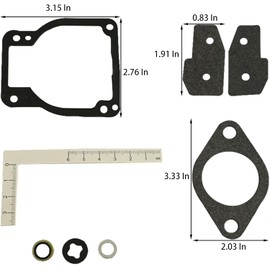 8112231 395-811223-1 Carburetor Rebuild Kit for Mercury 50 55 60 70 75 80 90 Hp 3 Cylinder 18-7211-1