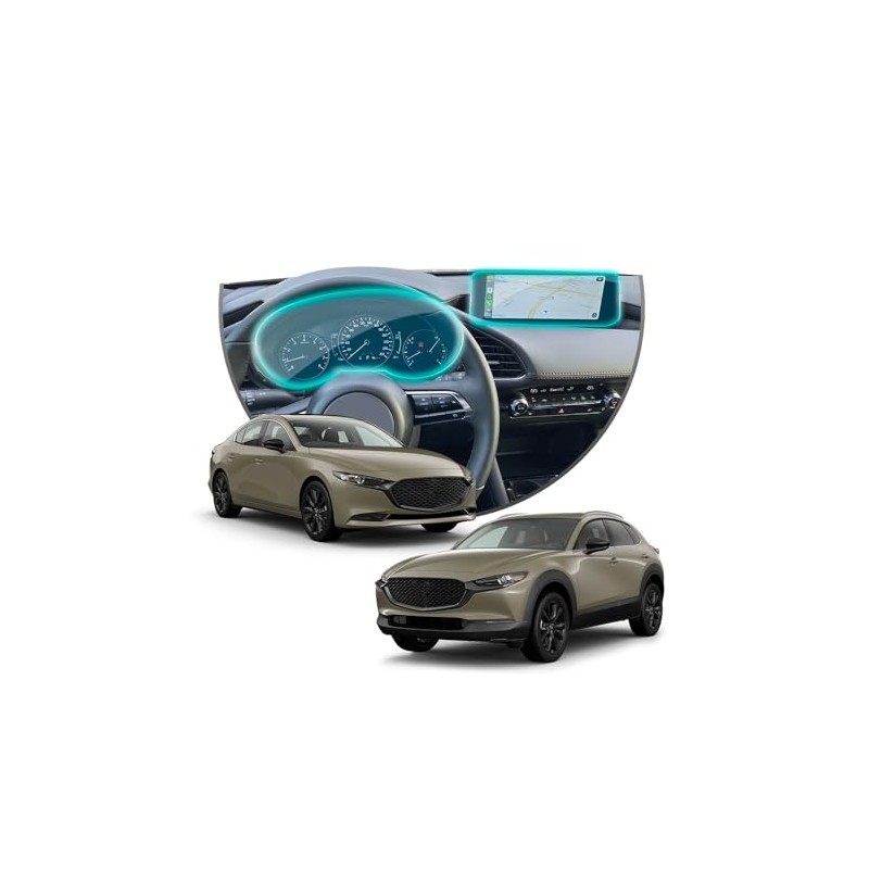 Kit Protector de Pantalla para Mazda 3 y CX30 2024-2026,