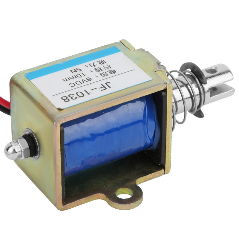 JF-1038 5N 6V DC Electromagnet Push Pull Type Solenoid Electromagnet